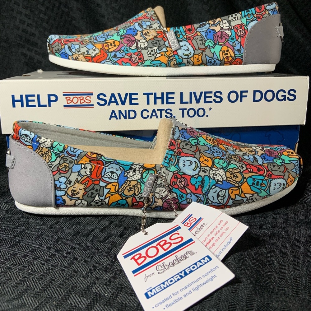 NWT BOB’s for Dogs by Sketcher slip on shoes